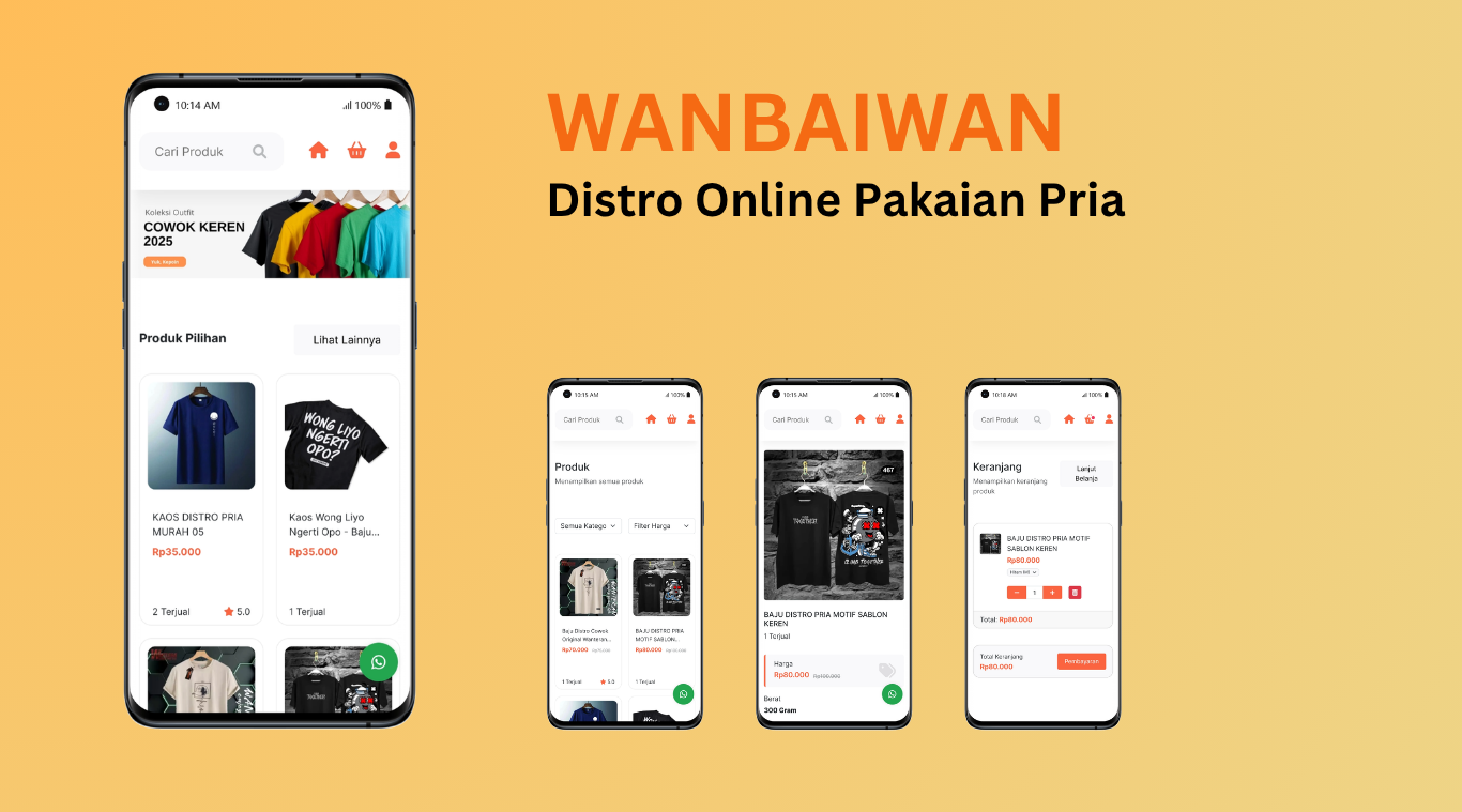 Aplikasi online distro berbasis web yang dibangun dengan CI 4 dan boostrap